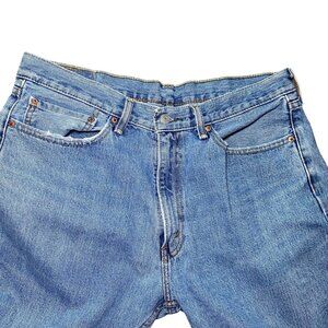 Vintage Y2K Levis 505 Mens Blue Denim Jeans Size 36X29‎ Western Cowboy